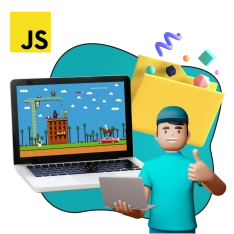 JavaScript + AI. Проектное обучение + геймификация + AI-помощники - КИБЕРшкола программирования для детей, компьютерные курсы для школьников, начинающих и подростков - KIBERone г. Чебоксары