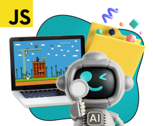 Язык программирования JavaScript + AI. Проектное обучение + геймификация + AI-помощники - КИБЕРшкола программирования для детей, компьютерные курсы для школьников, начинающих и подростков - KIBERone г. Чебоксары
